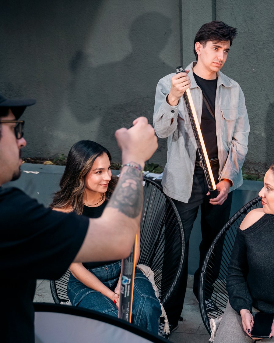 Behind the scenes